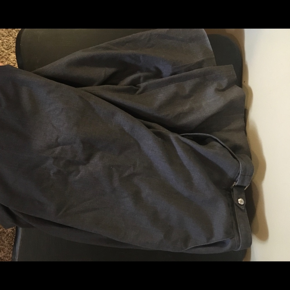 Dark grey slacks
